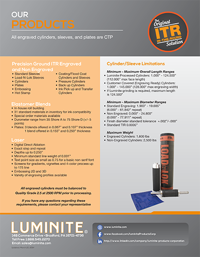Luminite Products Corp  Featured Product Image